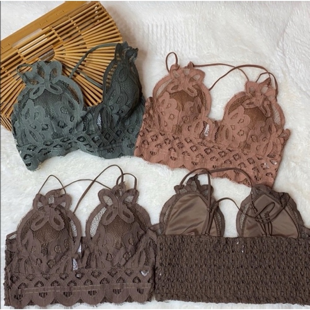 🌹Crochet Lace Bralette With Pads - Picture 13 of 13
